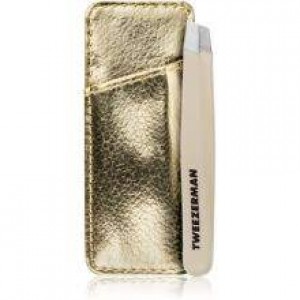 Tweezerman Stardust Mini Slanted Tweezer & Case